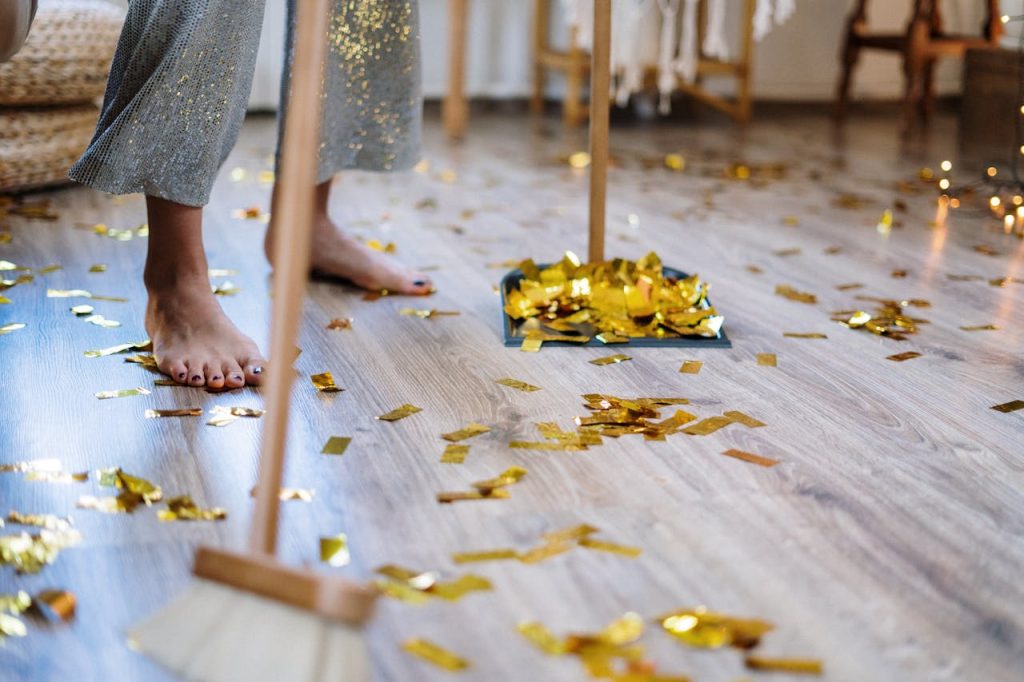 Party Carpet Mess