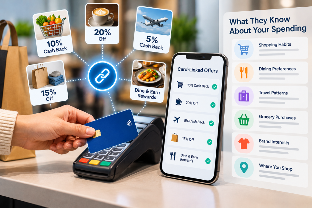 How card-linked offers work, and what they know about your spending Card-Linked Offers Spending Dashboard